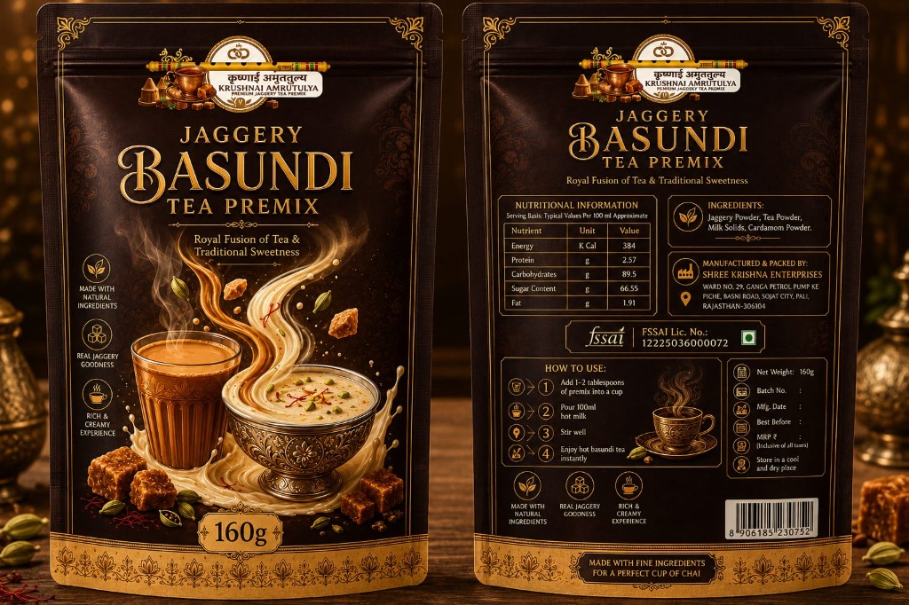 Jaggery Basundi Tea Premix